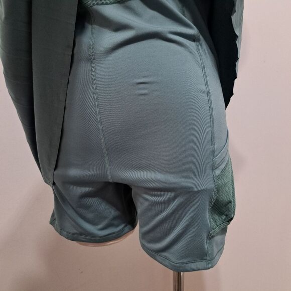 Athleta Advantage Activewear Golf Tennis Running Mini Dress Deep Ocean Teal Med - Picture 11 of 15